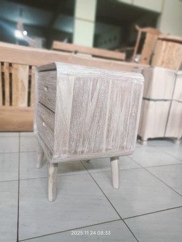 table de nuit en teck left